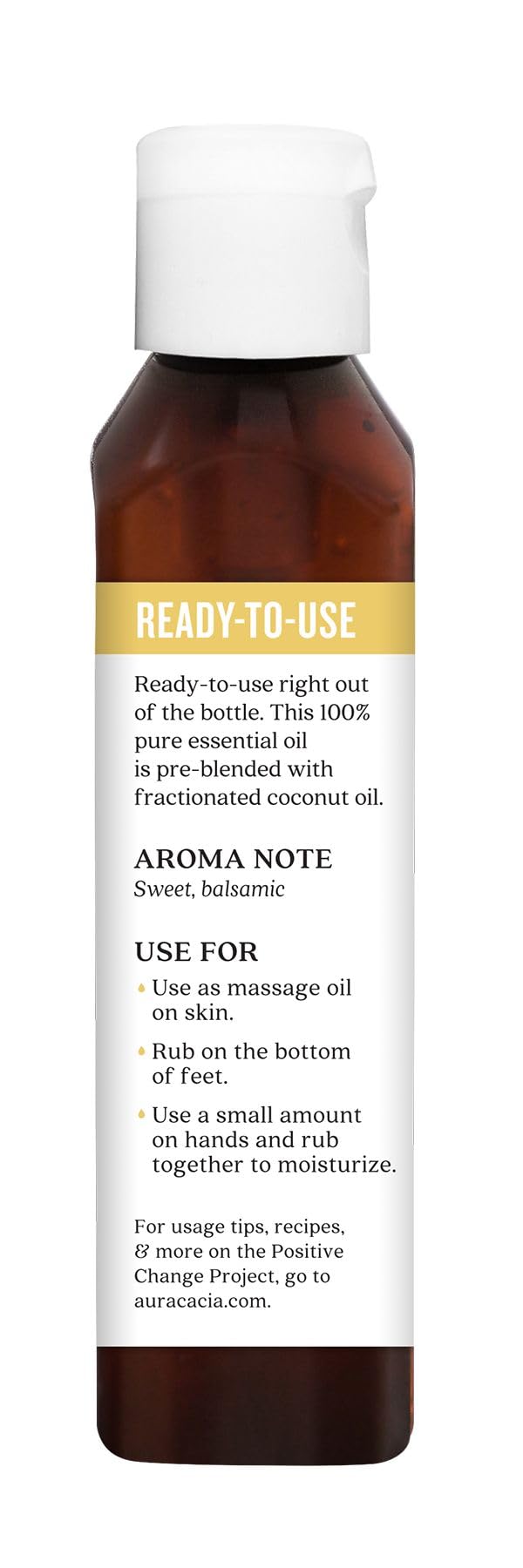 Aura Cacia frankincense oil bottle on bathroom counter for daily skincare routines