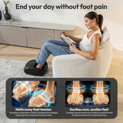Aura Heal FootPod heat control display, adjustable warmth for comfort