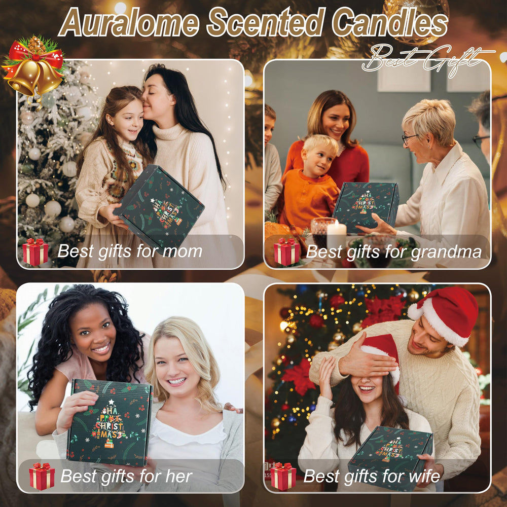 Auralome gift-ready candle set ideal for special occasions and celebrations.