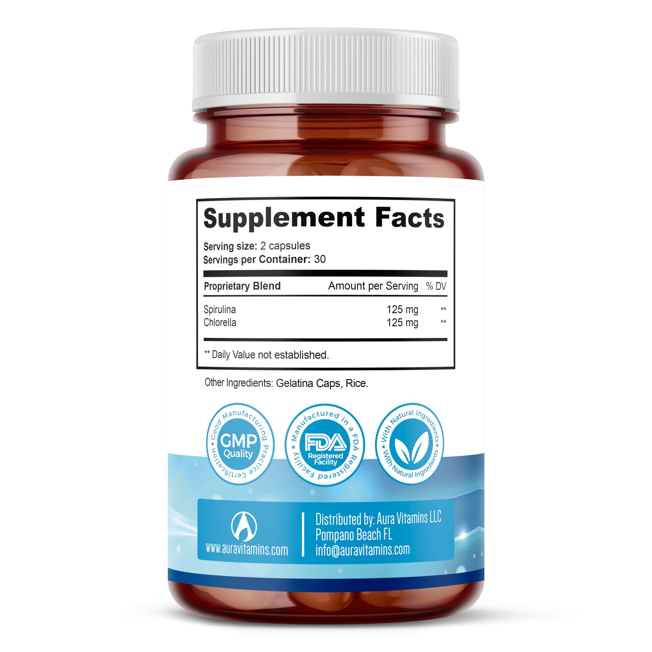 Aura Vitamins Stem Cell 500mg promotes daily wellness and steady energy.