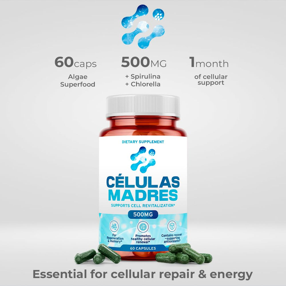 Aura Vitamins Stem Cell 500mg capsules support immune resilience and balance.