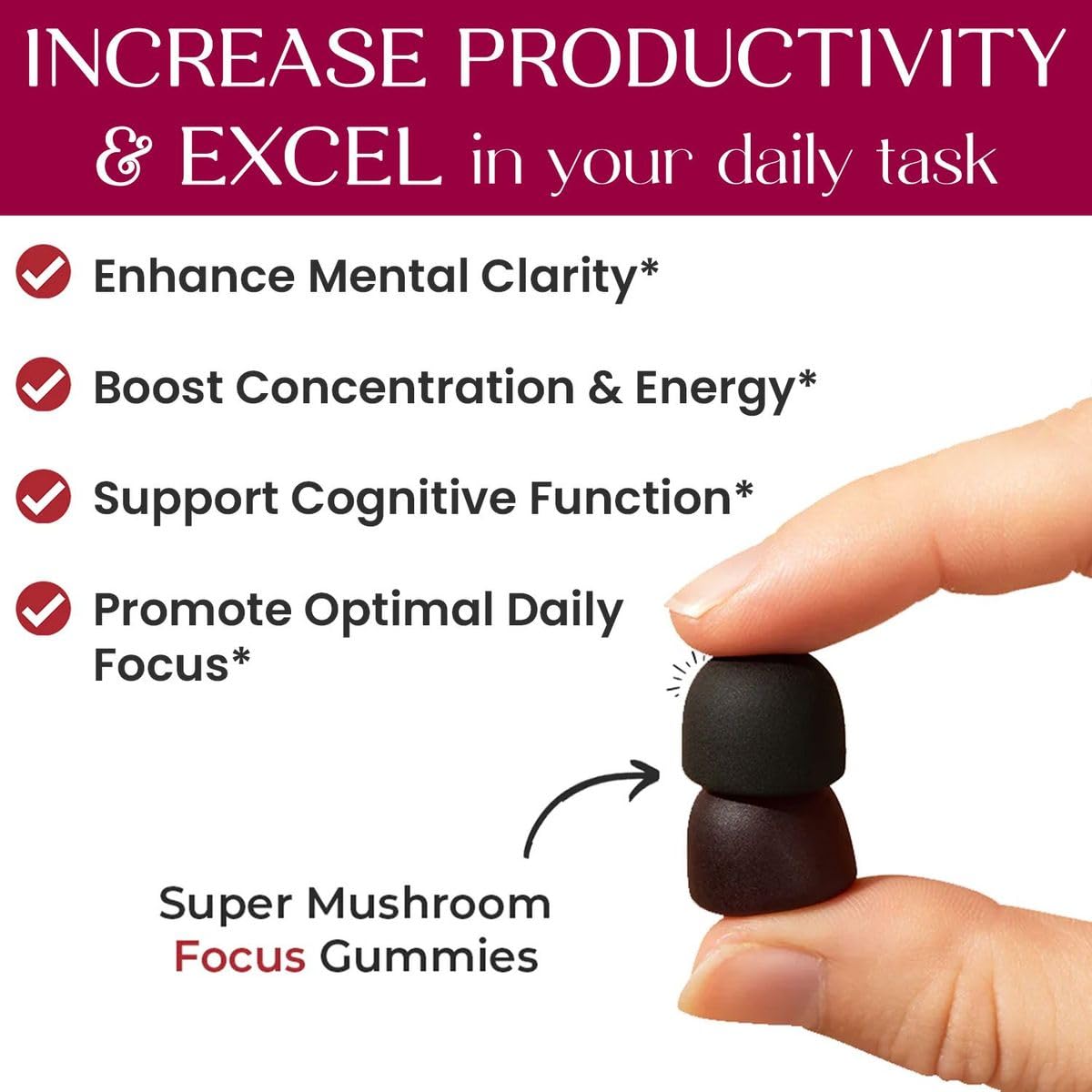 Auri Focus Gummies on a morning desk setup indicating daily cognitive support.