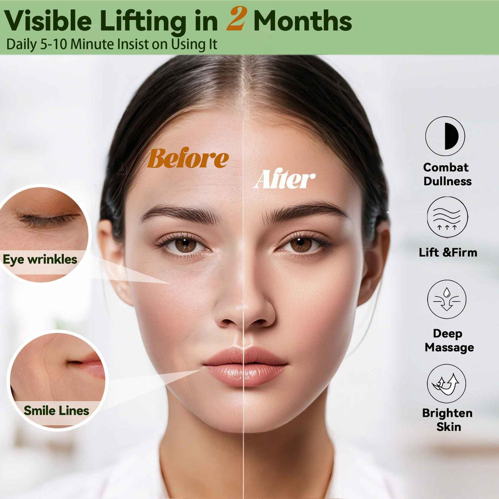 Aurift nose and jaw sculpting gua sha aids refined contours with precise rolling