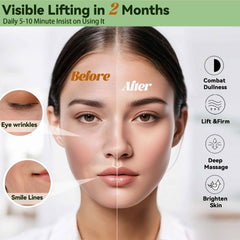 Aurift nose and jaw sculpting gua sha aids refined contours with precise rolling