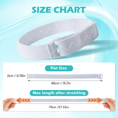 AurMirai breathable nylon-cotton strap minimizes skin irritation during extended wear.