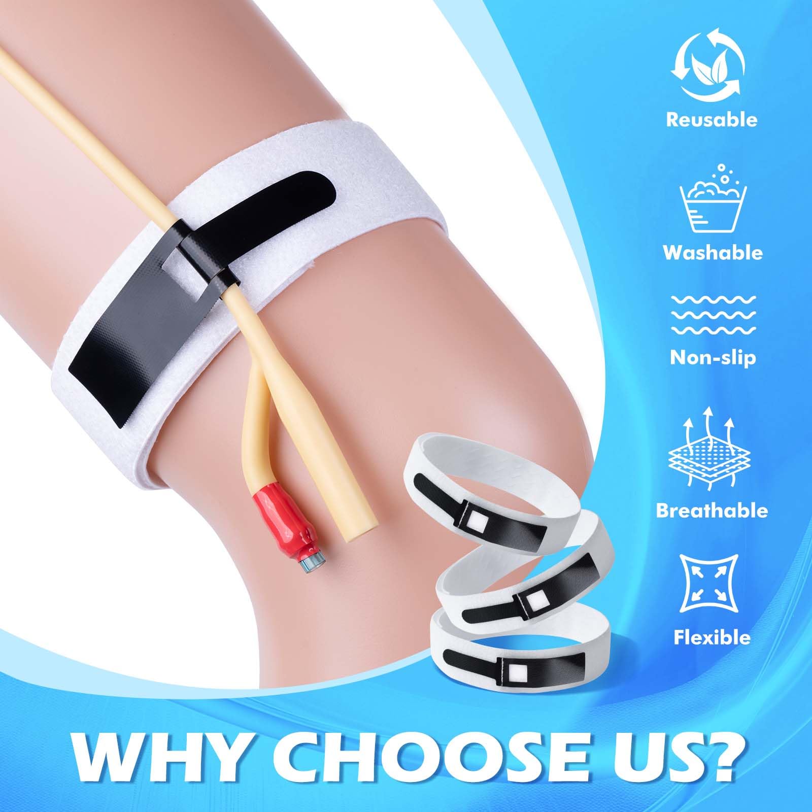 AurMirai adjustable band fits multiple leg sizes for reliable daily support.