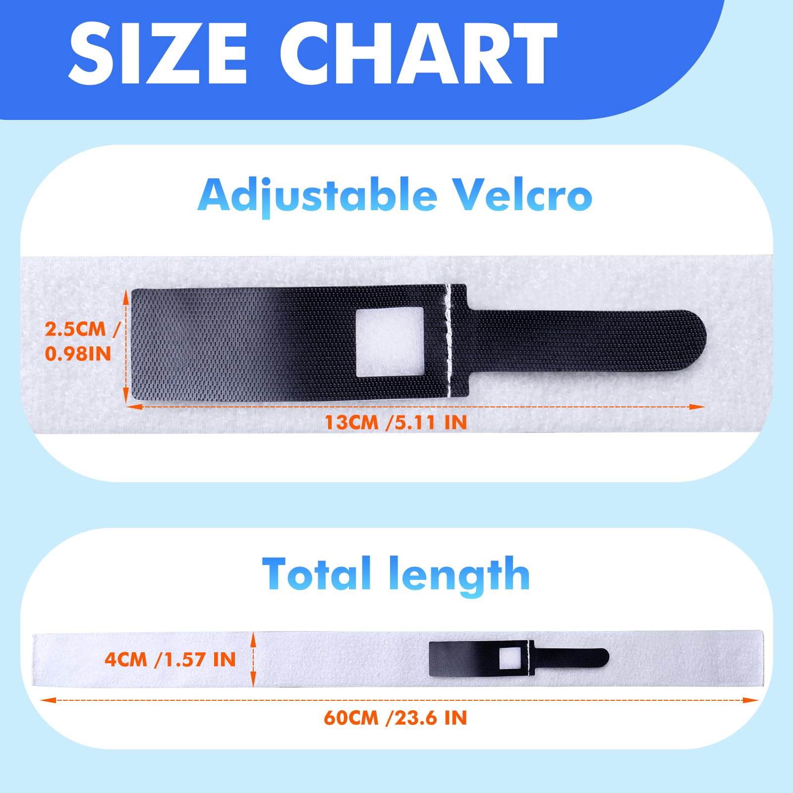 AurMirai Foley leg strap shows quick-release hook-and-loop for easy attachment and removal.