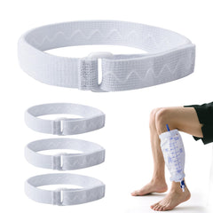 AurMirai silicone grip strip strap keeps catheter bags stable during daily activities.