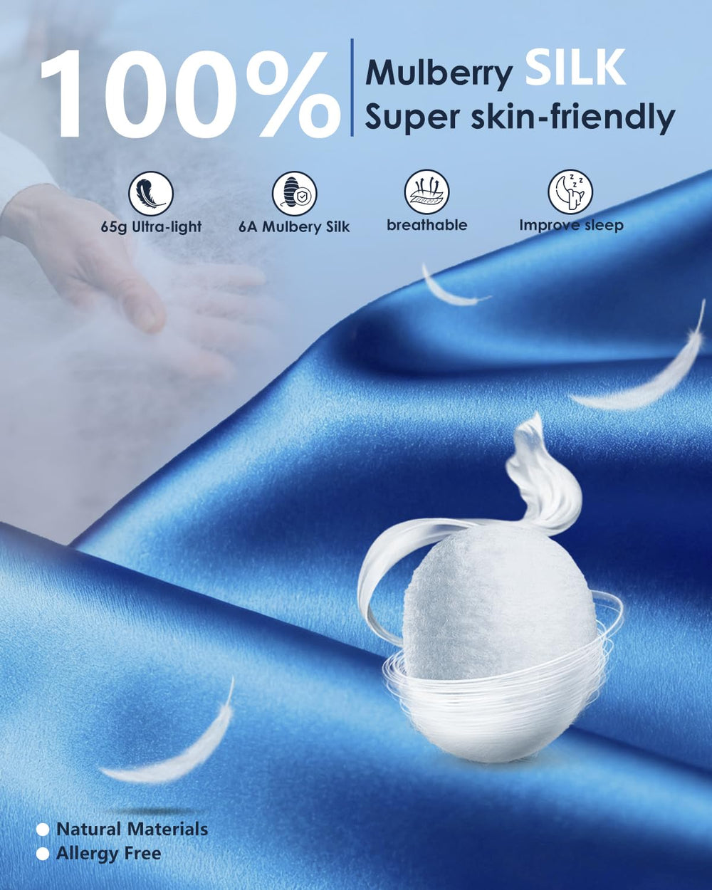 Cordless design of the Aurorcness eye mask for use at home, work, or travel.