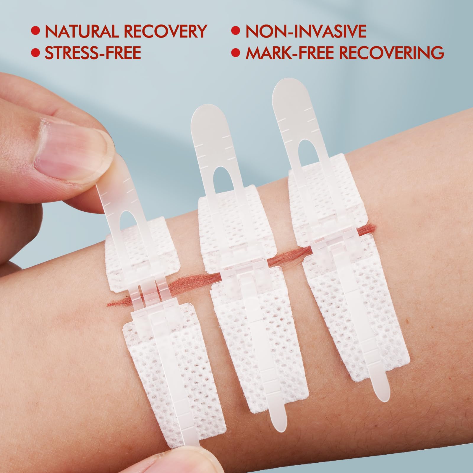 AUSLKA adhesive dressings included for clean, secure coverage.