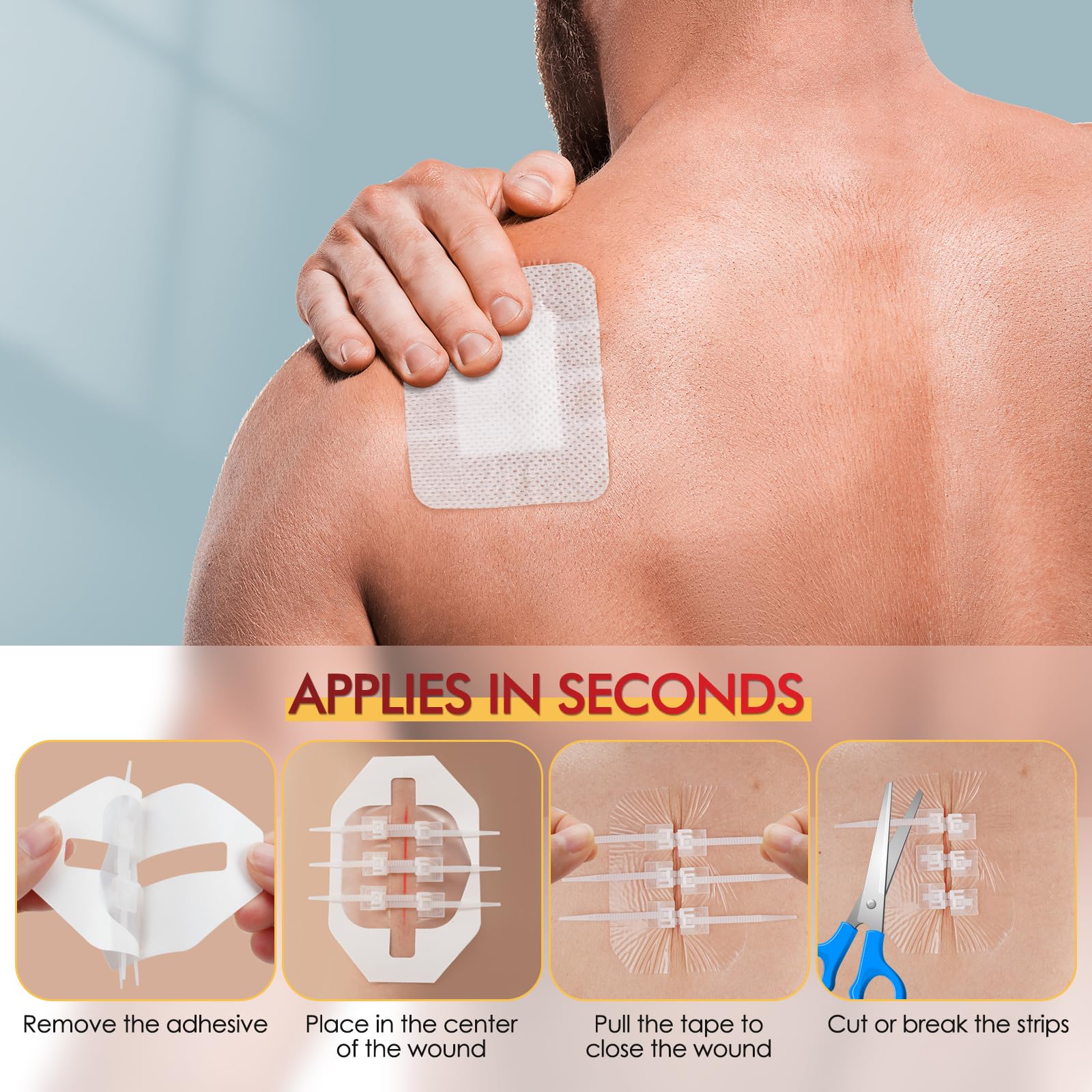 AUSLKA child-friendly application for painless wound care.