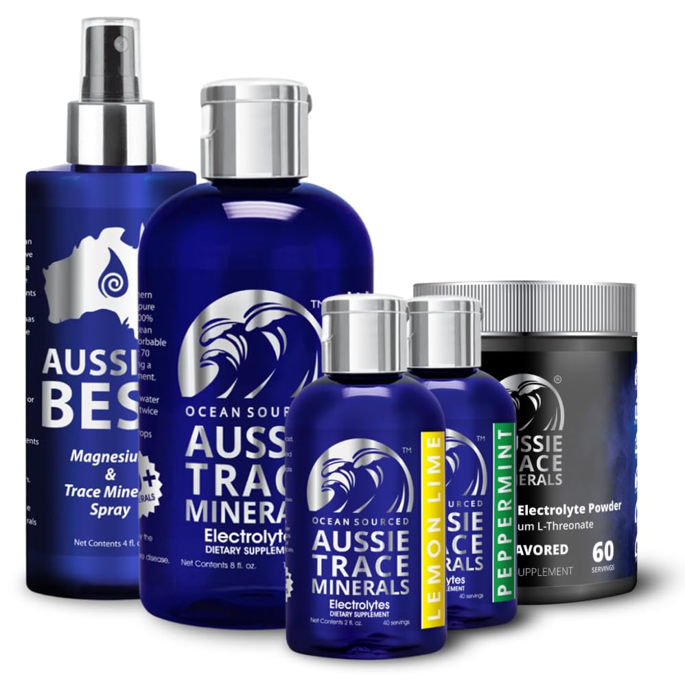 Aussie Trace Minerals ingredients list highlights low sodium and alkalizing features