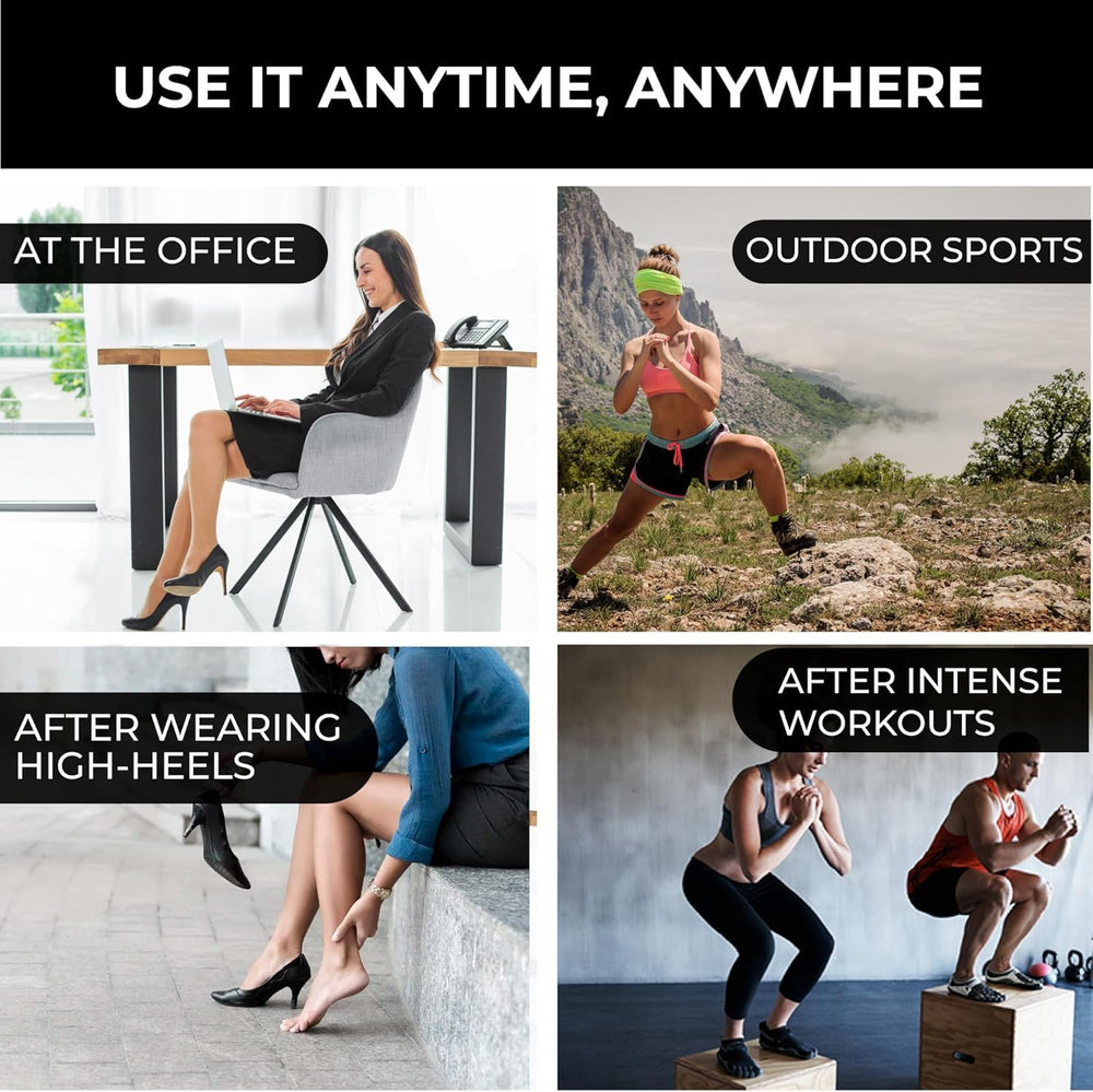 Autagpen foot massager leg exercise demo suggests easy daily routines.