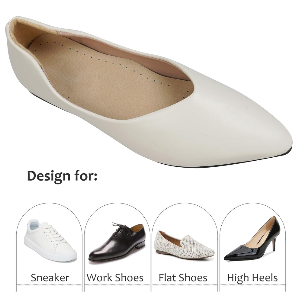 AUTPRO dress shoe insole compatible with high heels for discreet comfort.