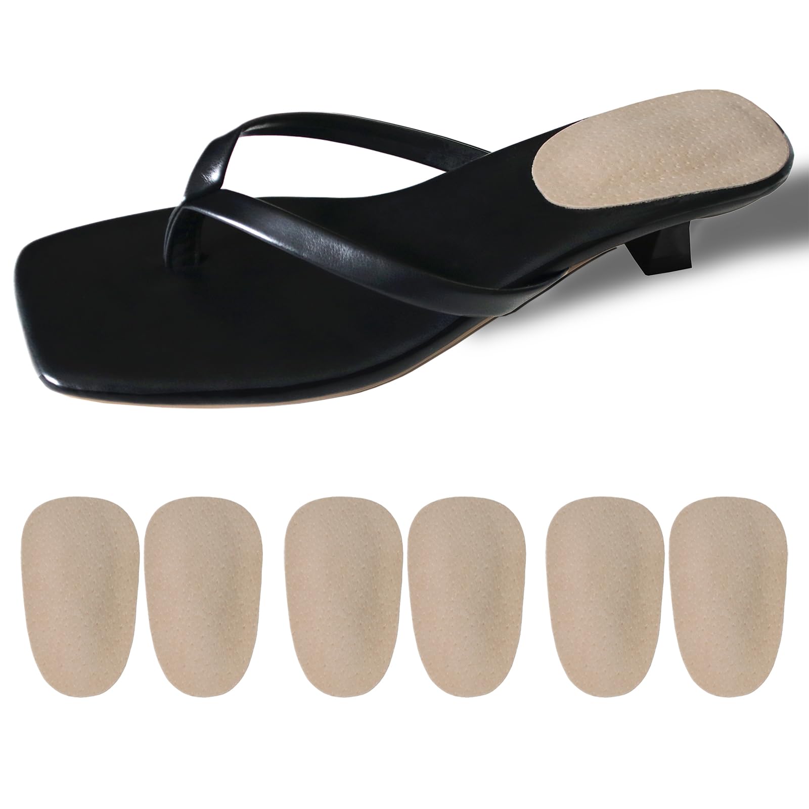AUTPRO pigskin heel cushion soft-breathable for all-day comfort.