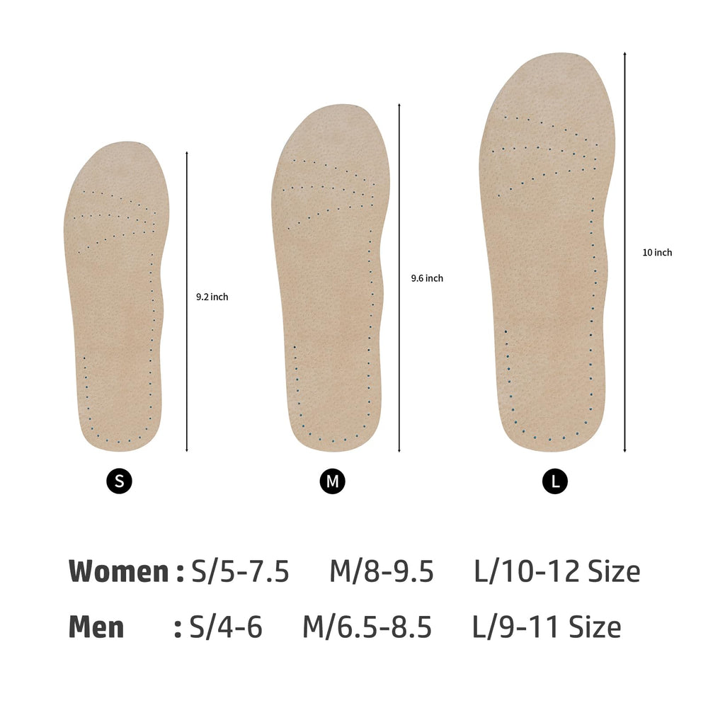 AUTPRO pigskin sockless insole close-up highlights sweat absorption and odor control.