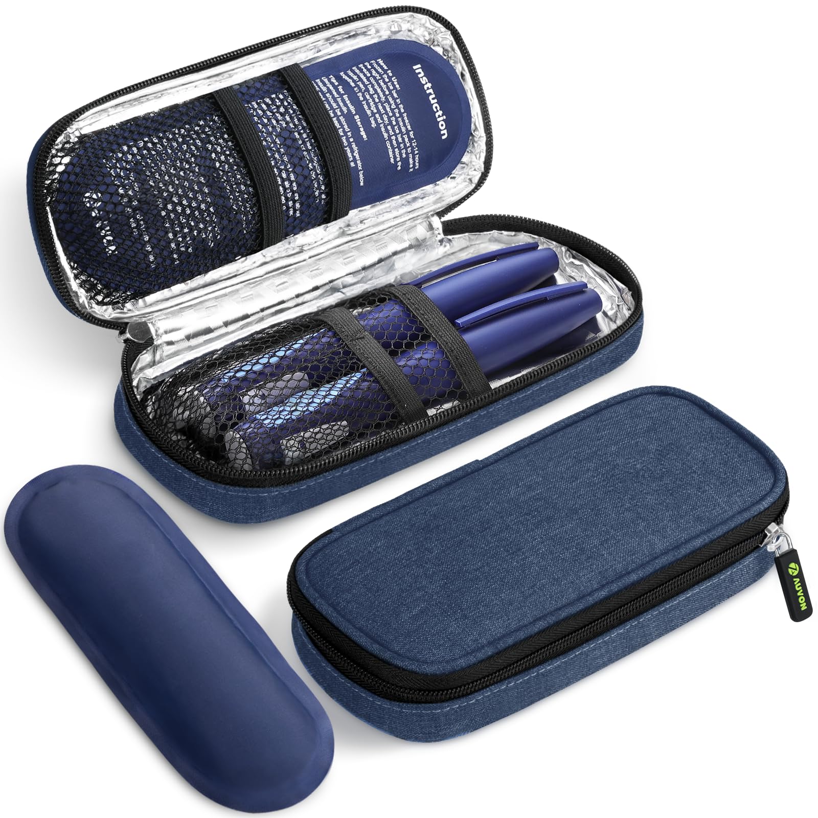 Estuche AUVON para pen de insulina mantiene temperatura estable durante el viaje