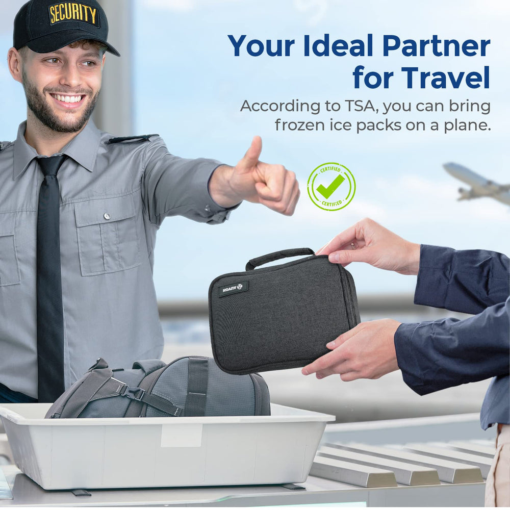 AUVON four 160g ice packs ready for immediate cooling.