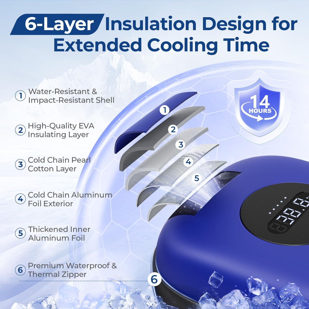 AUVON second 160g ice pack ready for extra cooling during travel