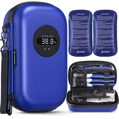AUVON insulin cooler travel case exterior with rugged waterproof shell for reliable travel