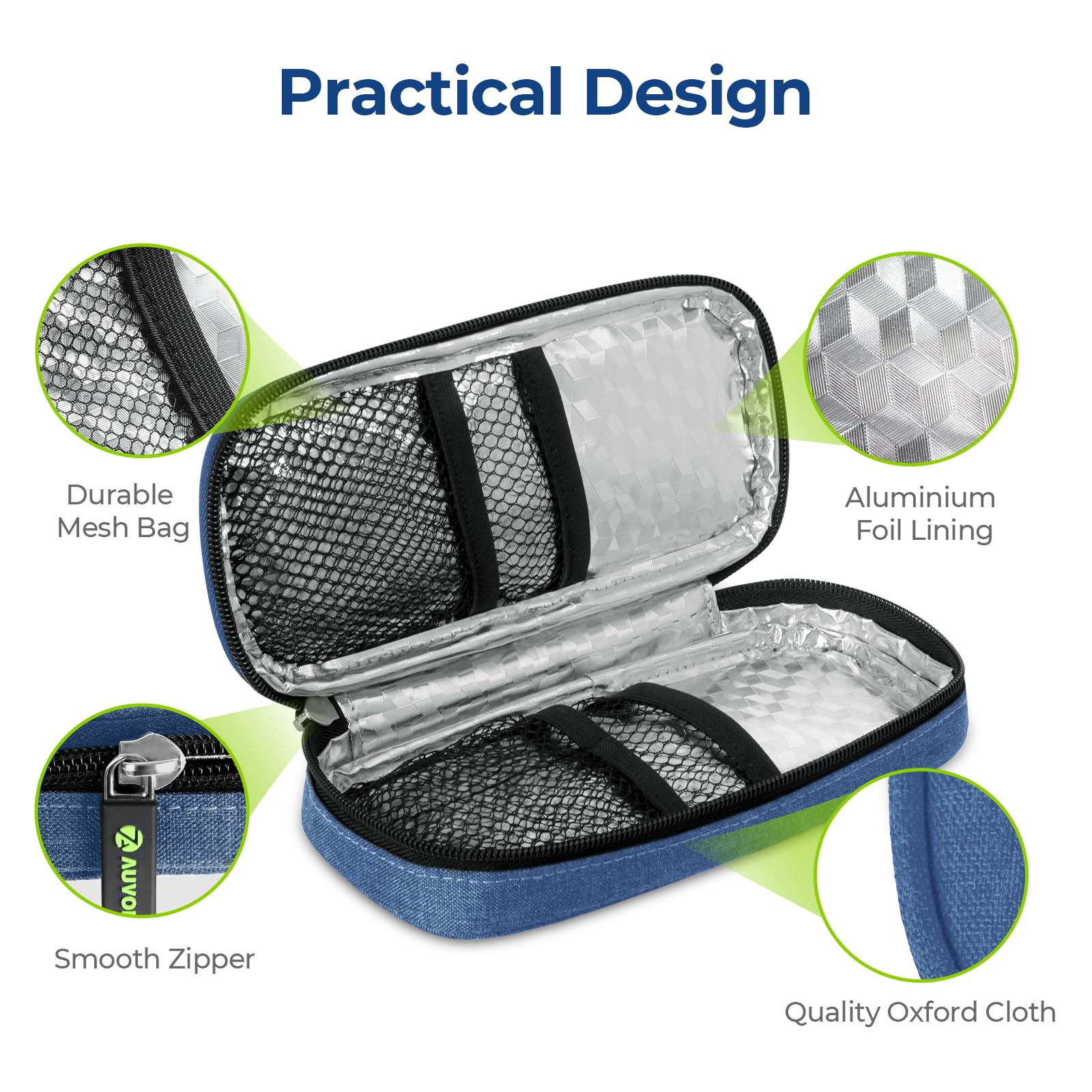Tamaño compacto AUVON para llevar en bolso o mochila.
