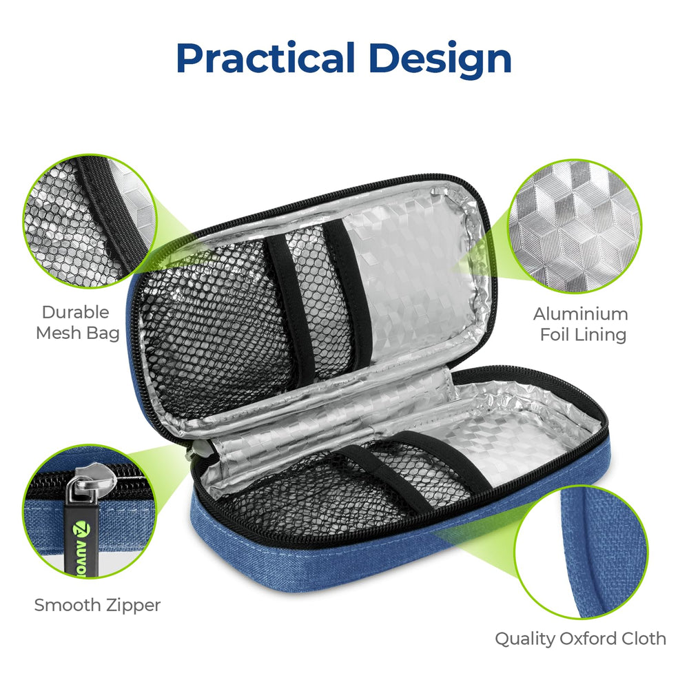 Tamaño compacto AUVON para llevar en bolso o mochila.
