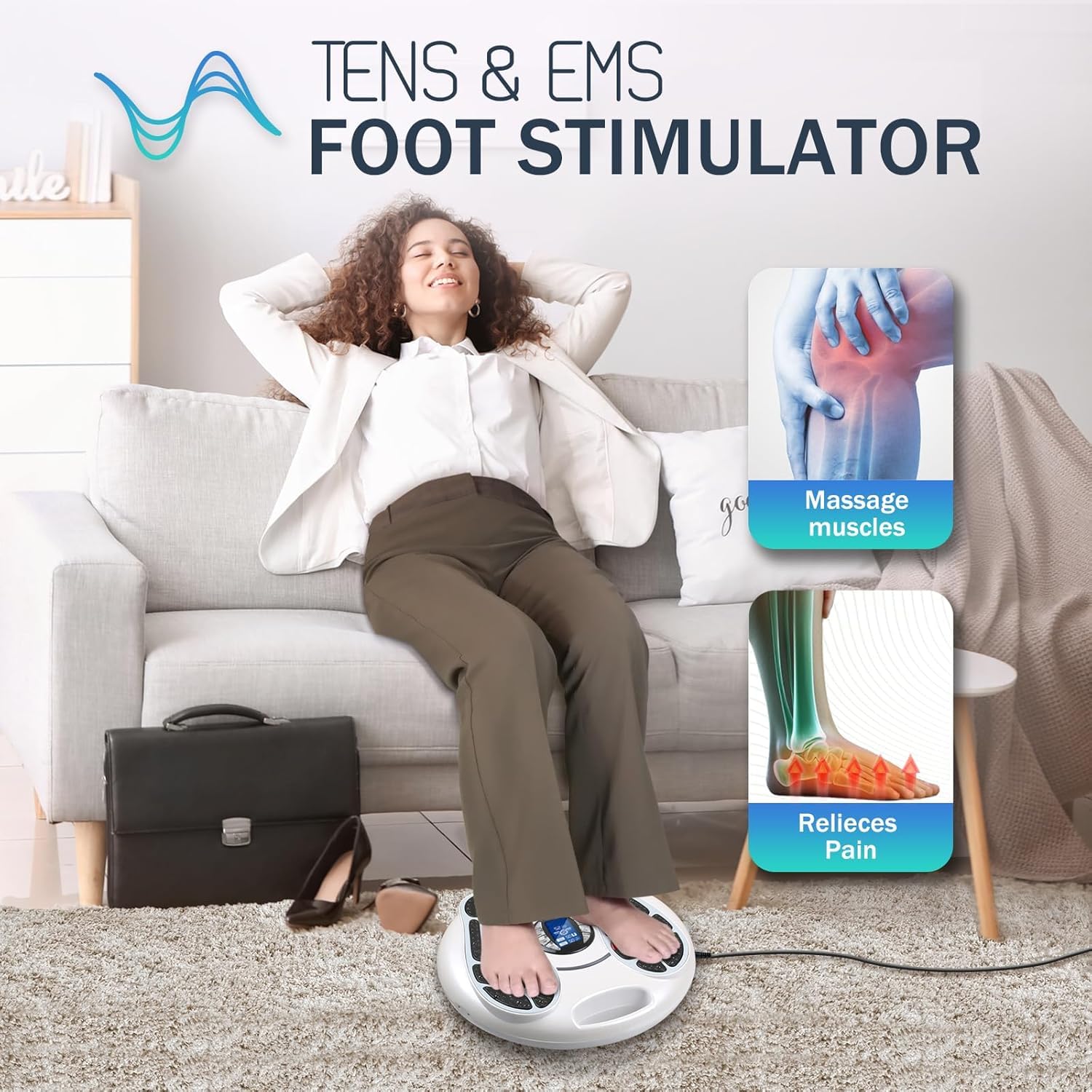 Auxoliev electrode wires connect pads for precise electrical stimulation.