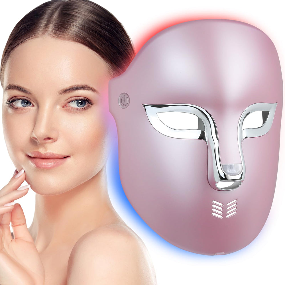 Auxoliev FSA Red Light Mask front view for full-face light therapy and improved skin tone