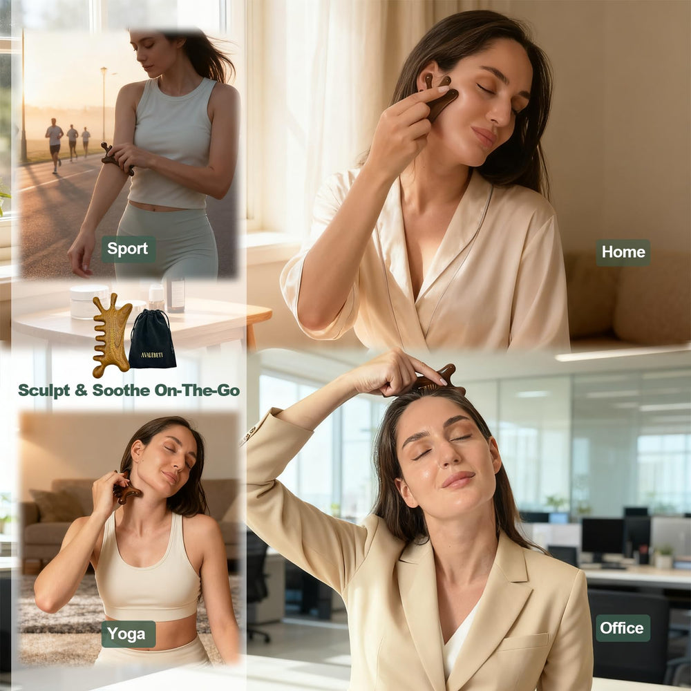 AVALEBETI eco-friendly wooden tool supports sustainable beauty routines