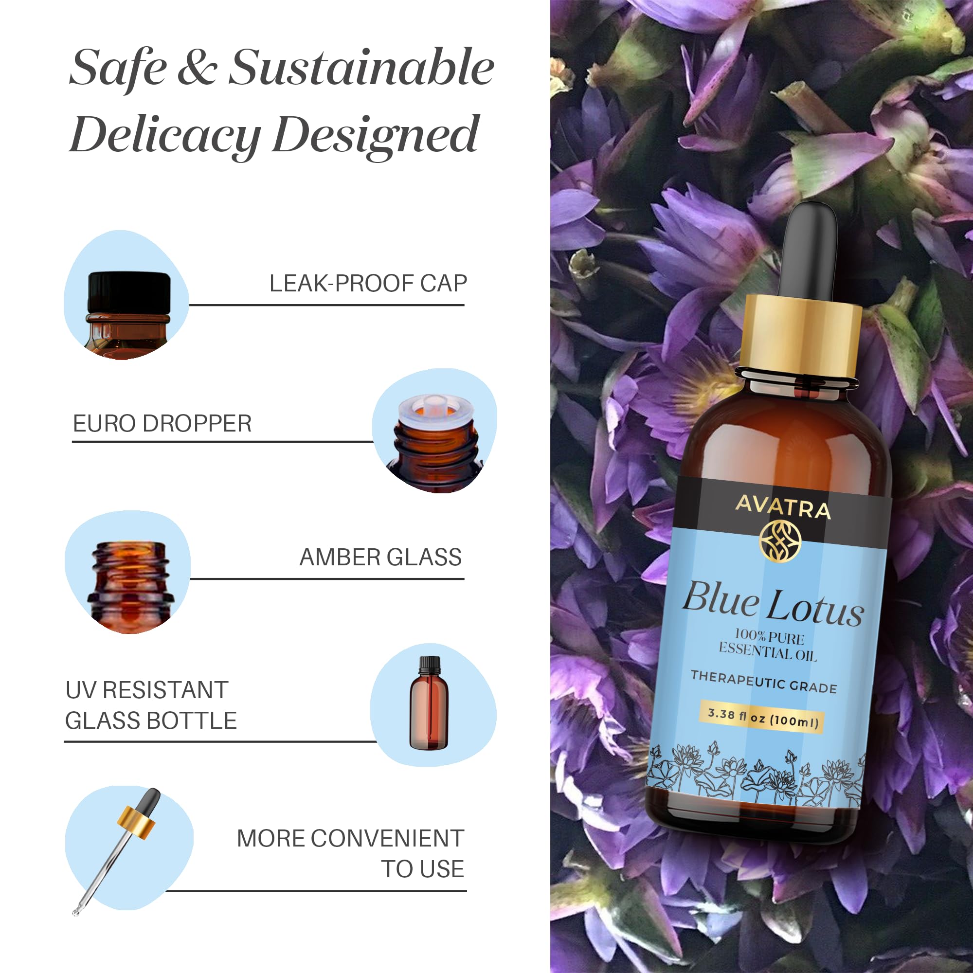 AVATRA Blue Lotus soap-making setup—great for luxurious handmade soaps.
