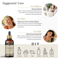 Avatra Sandalwood aromatherapy diffuser for soothing spaces and mindful routines.