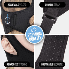 Aveela adjustable chin strap with two straps fits S, M, L