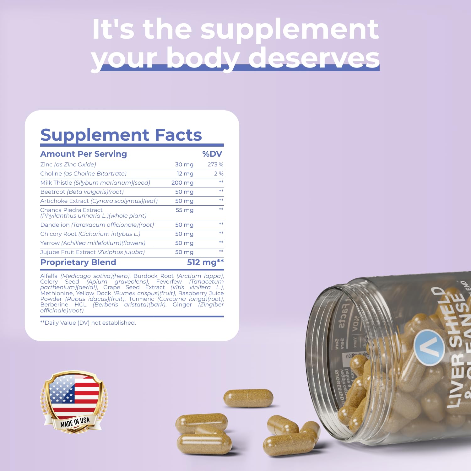 Avenir Nutrition Liver Shield & Cleanse capsules arranged for a simple daily wellness routine