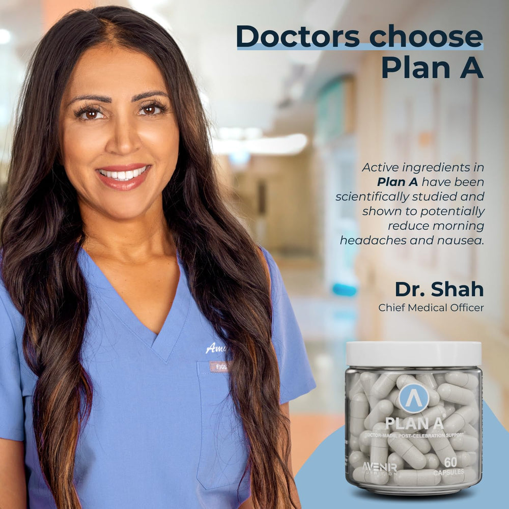 Avenir Nutrition Plan A label detail highlighting DHM and L-cysteine