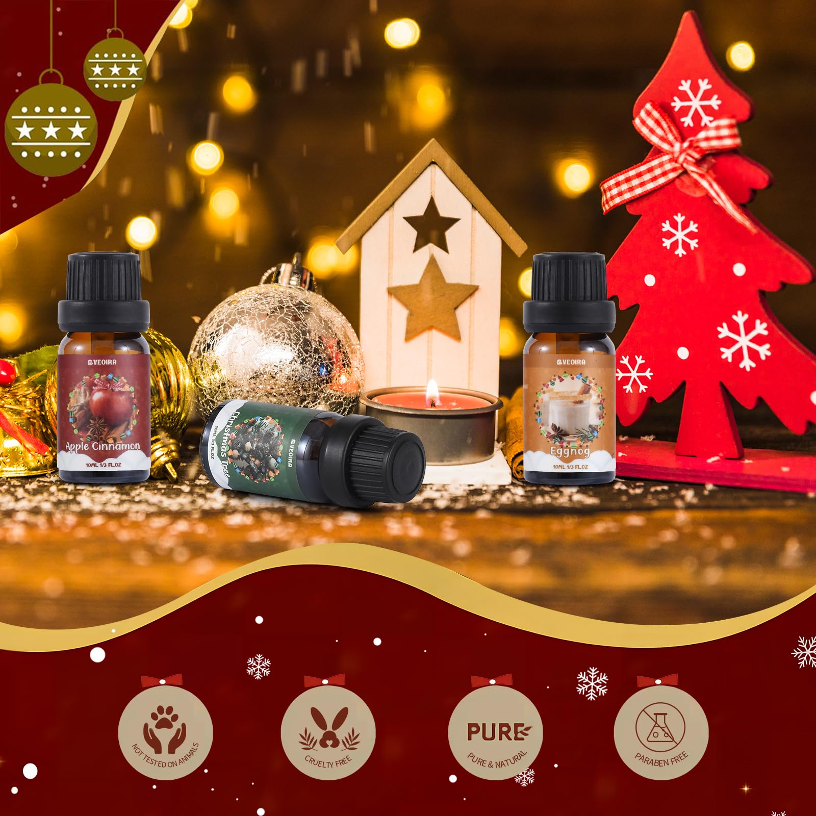 AVEOIRA arbol-de-navidad nota fresca para ambientes navideños.