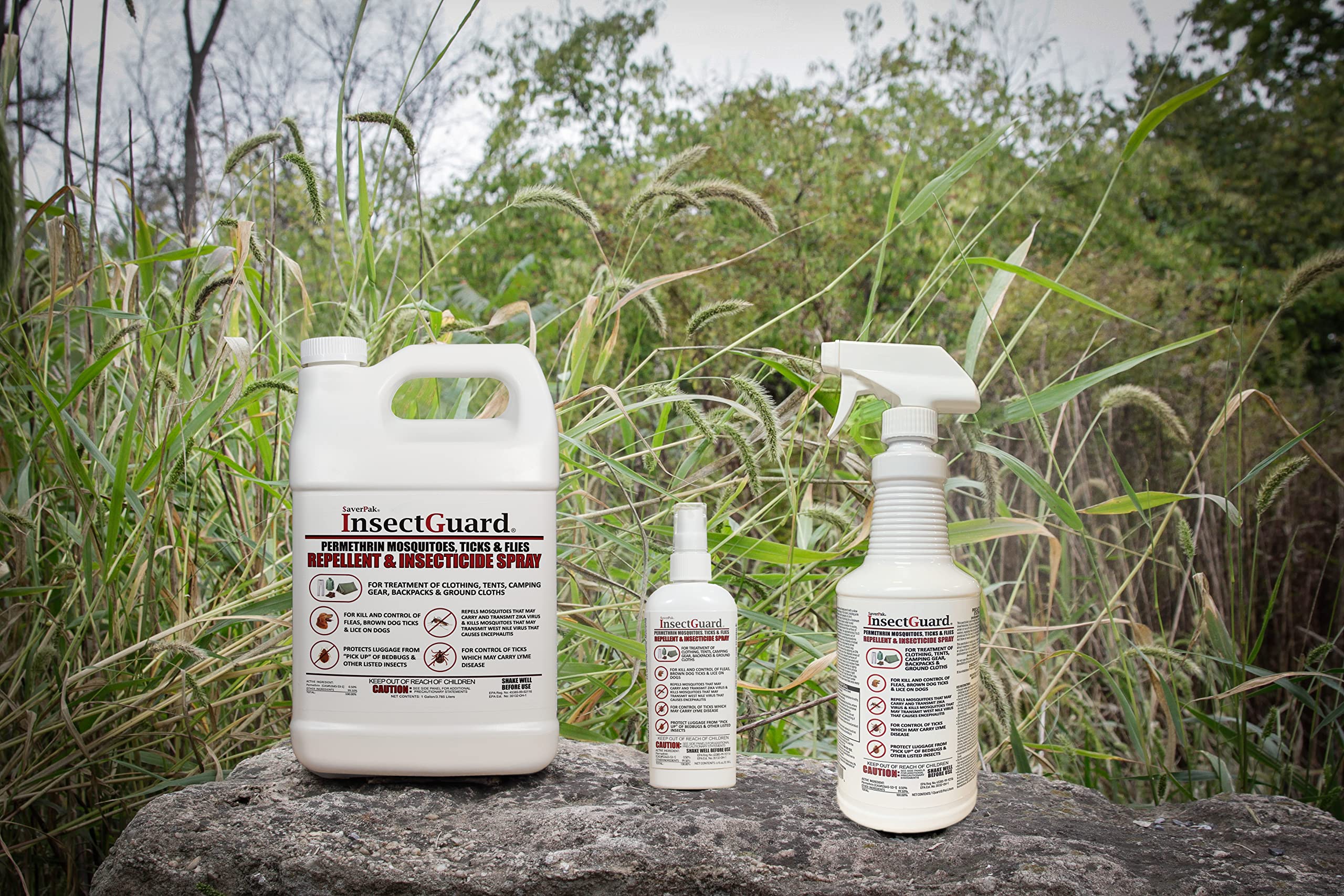 averpak InsectGuard treating backpacks and sleeping bags exterior