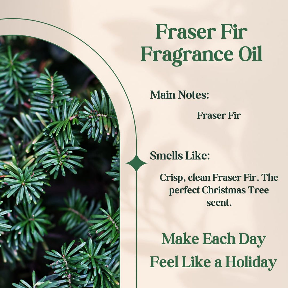Avivni Fraser Fir diffuser setup releasing crisp evergreen aroma.