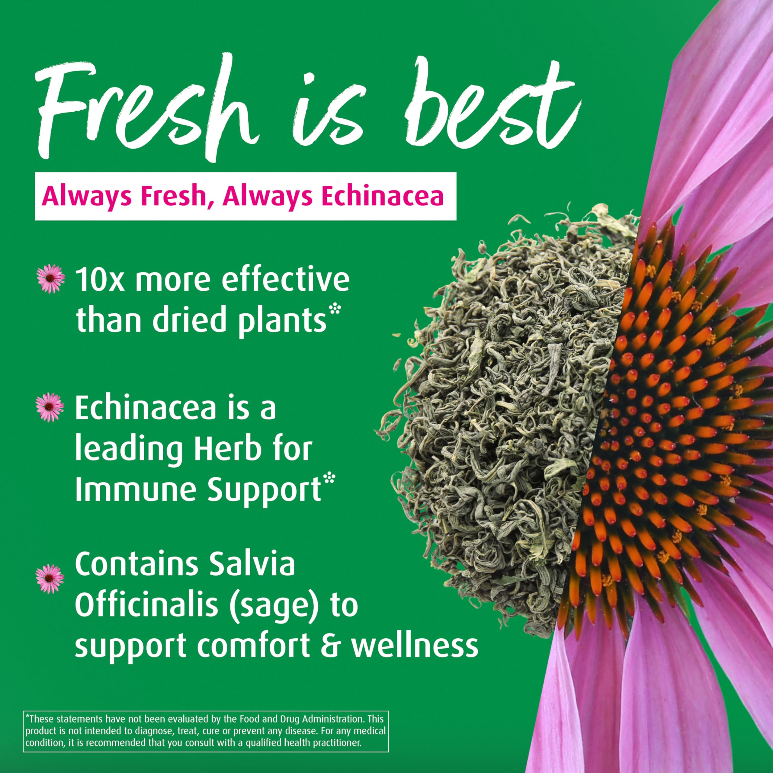 A.Vogel Echinaforce throat spray nozzle close-up highlights precise throat application.