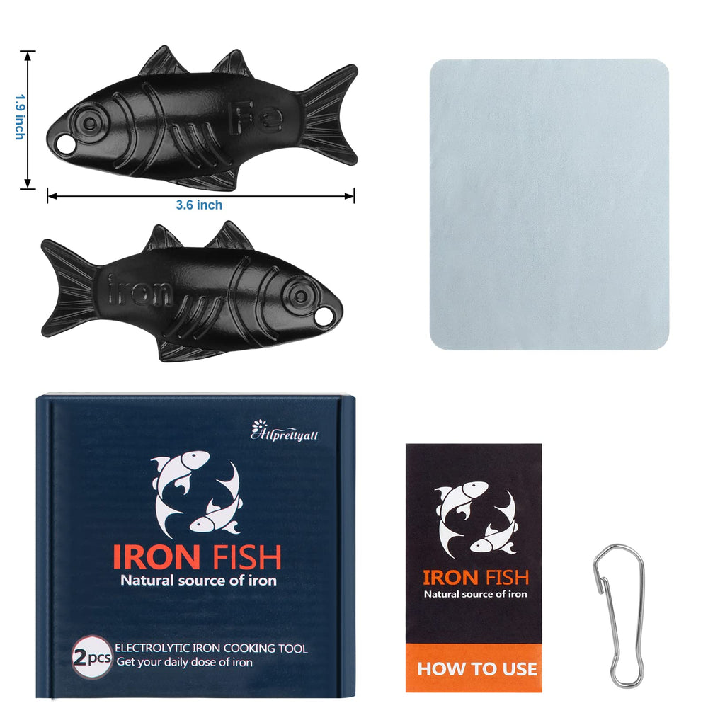 Awaiymi Iron Fish releasing iron into food for a natural iron boost
