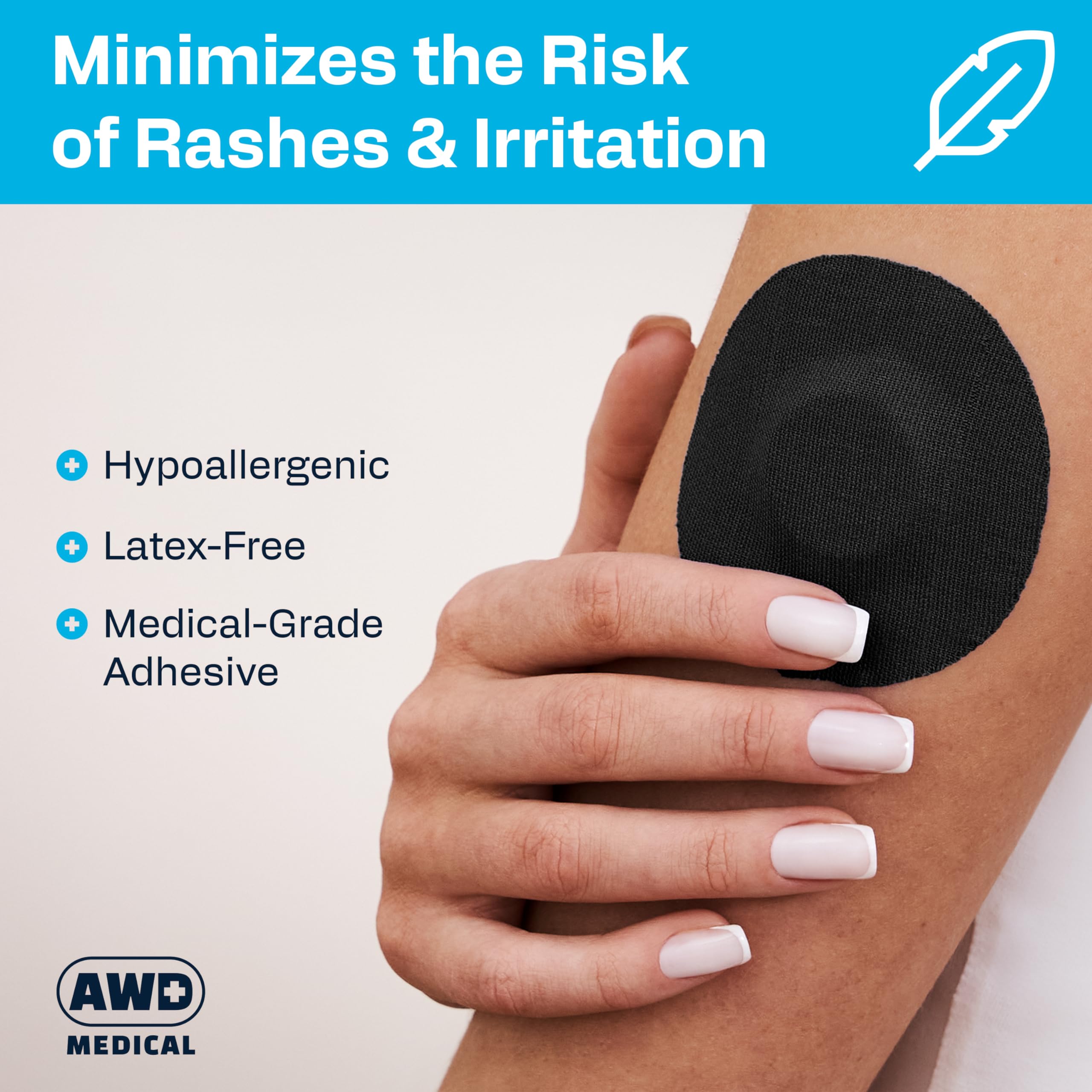 AWD Medical Libre covers demonstrating universal compatibility across Libre 2 and 3