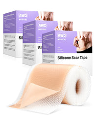 AWD Medical silicone scar tape packaging ready for scar care and recovery