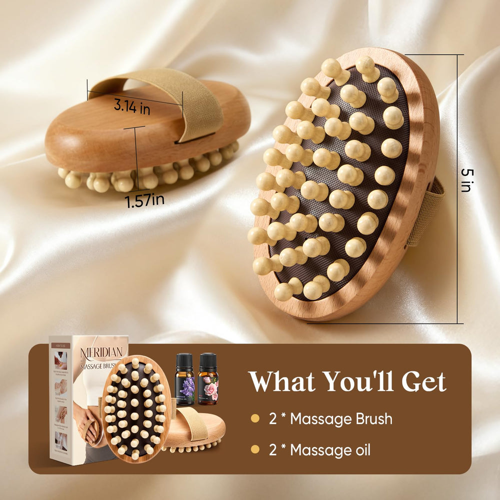awrose exfoliation routine before bath with wooden brush