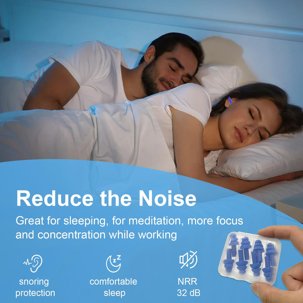 AXBUS multi-use ear plugs suitable for sleep, swimming, travel, and study