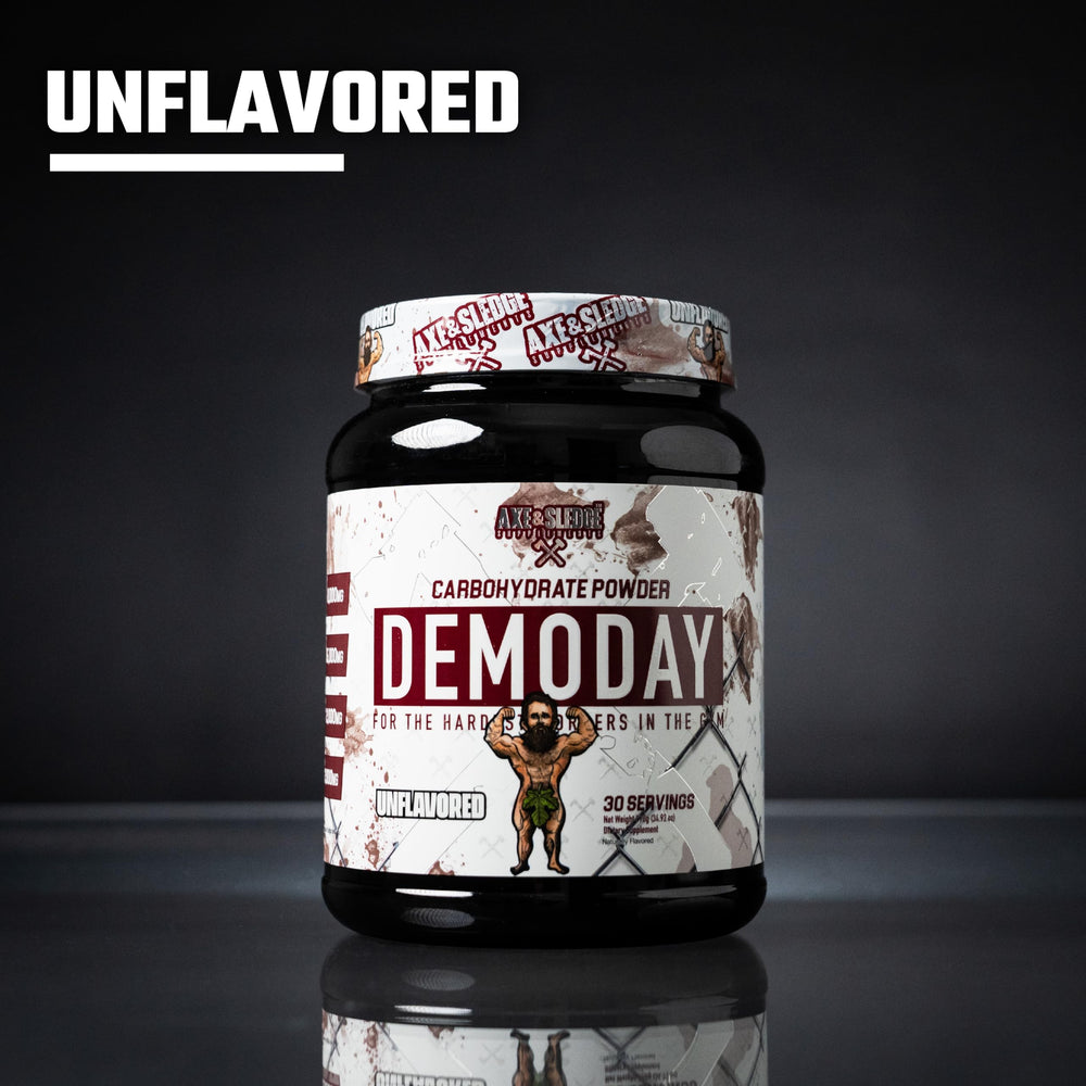 Serving-ready Demo Day on a training table for convenient intra-workout use.
