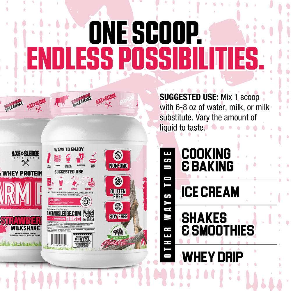 Axe & Sledge Farm Fed digestive enzymes label highlighting enhanced absorption.