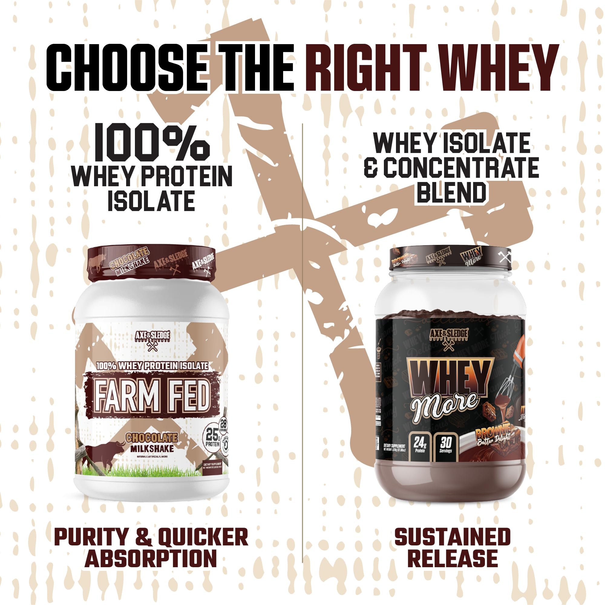 Axe & Sledge Farm Fed gluten-free formula ideal for gluten-conscious diets.