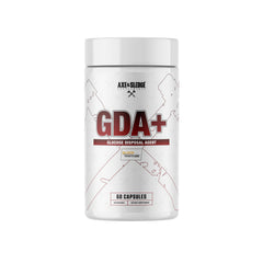 Axe & Sledge GDA+ bottle-front view for convenient post-meal support.