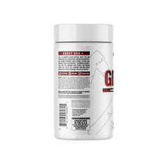 Axe & Sledge GDA+ capsules-closeup reveals veggie capsules and transparent ingredients.