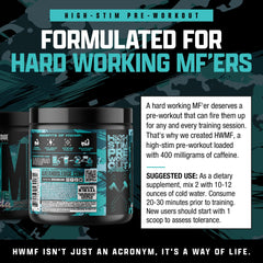 Axe & Sledge HWMF Citrulline pump blend enhances vascularity and performance.