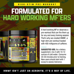 HWMF citrulline element promoting strong pumps.